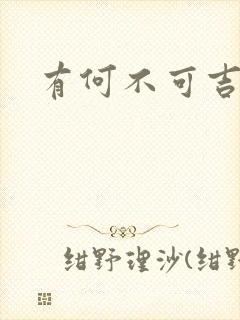 有何不可吉他谱