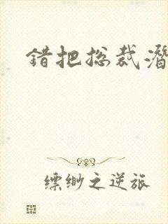 错把总裁潜规则