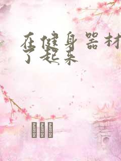 在健身器材上做了起来