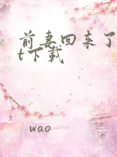 前妻回来了txt下载