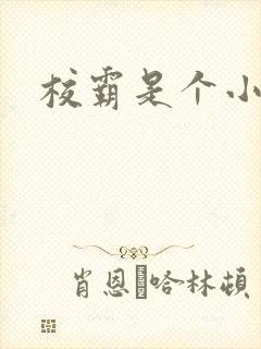 校霸是个小妖精