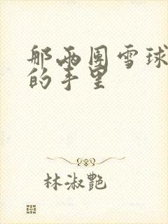 那两团雪球在他的手里