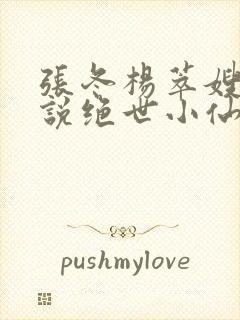 张冬杨萃嫂的小说绝世小仙医