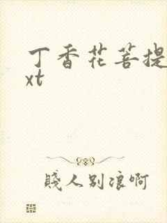 丁香花菩提树txt