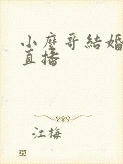 小么哥结婚视频直播