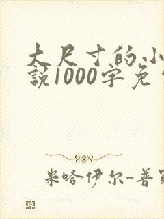 大尺寸的小黄说说1000字免费阅读