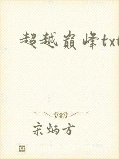 超越巅峰txt