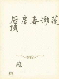 厨房春潮莲花坐顶