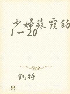 少妇苏霞的沉沦1一20