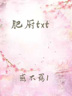 肥厨txt