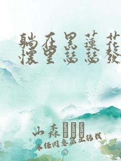 躺在黑莲花男配怀里瑟瑟发抖晋江