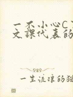 一不小心C了语文课代表的故事