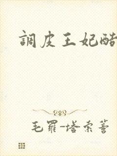 调皮王妃酷王爷