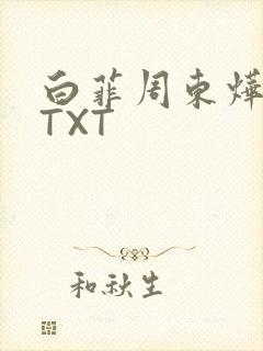 白菲周东烨小说TXT
