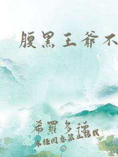 腹黑王爷不良妻