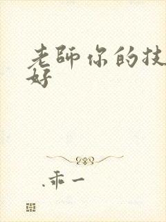 老师你的技术真好