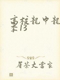 高校龙中龙第二季13