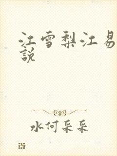 江雪梨江易山小说