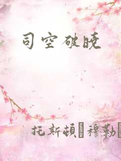 司空破晓