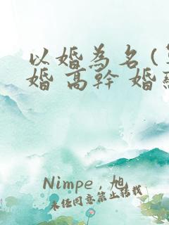 以婚为名 (军婚 高干 婚恋)