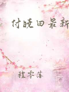 付晓田最新消息