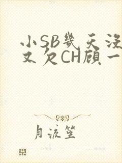 小SB几天没做又欠CH顾一成