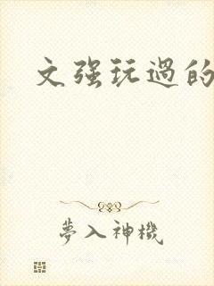 文强玩过的女人