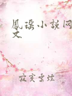 凤瑶小说网高辣文