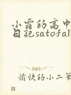小霜的高中成长日记satofall
