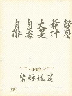 月月大爷帮你排排毒是什么书名