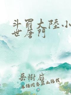 斗罗大陆小说绝世唐门