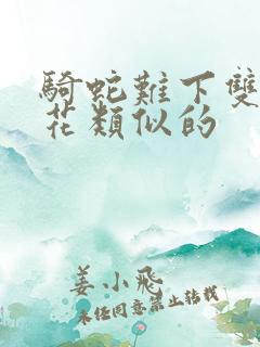 骑蛇难下双金银花类似的