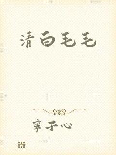 清白毛毛