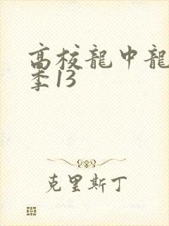 高校龙中龙第二季13