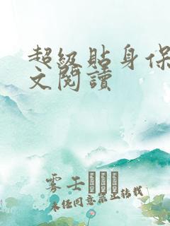 超级贴身保镖全文阅读