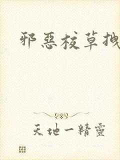 邪恶校草拽校花