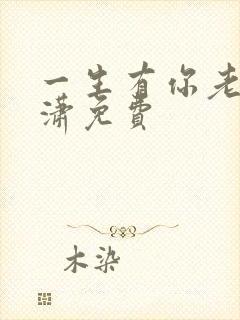 一生有你老赵潇潇免费