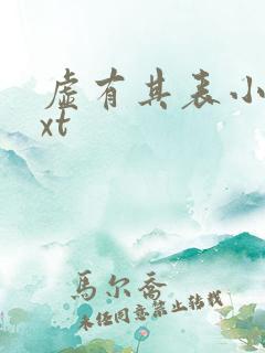 虚有其表小说txt