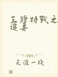 王牌特战之军少追妻