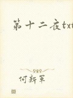 第十二夜txt