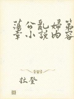 荡公乱妇第51章小说内容