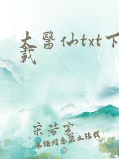 大医仙txt下载