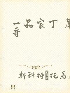 一品家丁 犀利哥