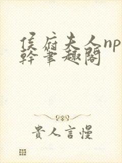 侯府夫人np高干笔趣阁