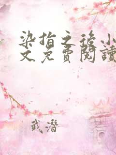 染指之后小说全文免费阅读