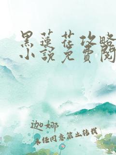 黑莲花攻略手册小说免费阅读