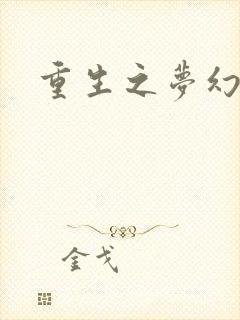 重生之梦幻年代