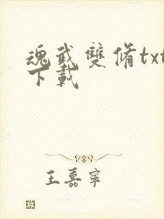 魂武双修txt下载