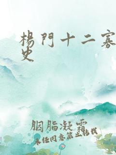 杨门十二寡妇艳史
