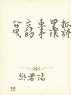 公交车里抓着摇曳的手环诗情